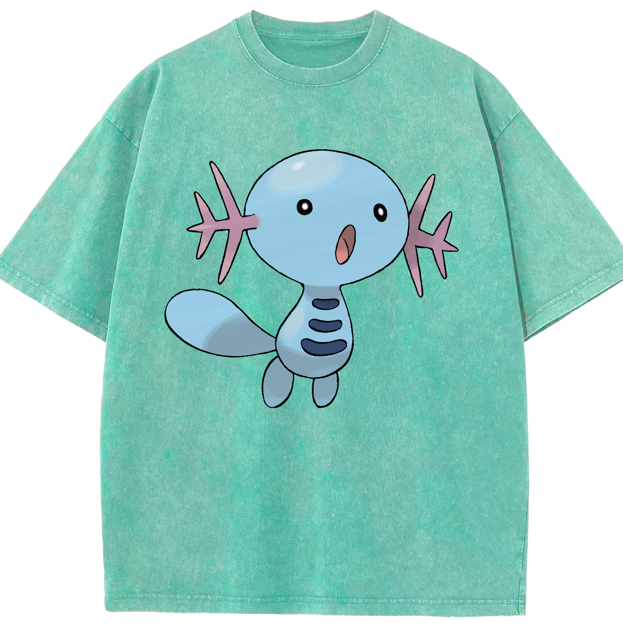 （画像用） ポケットモンスター Pokémon 綿100% ヴィンテージ風 半袖Tシャツ（フロントプリント）